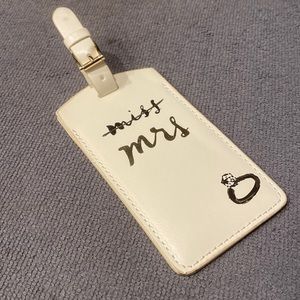 Miss to Mrs Kate Spade Luggage Tag